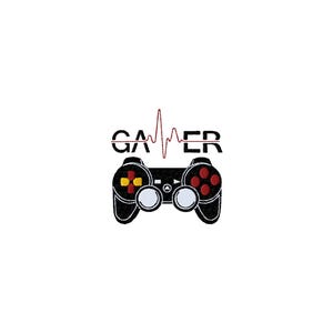 Gamer Controller 2 Embroidery Design Digital File Commercial use ok, Machine Embroidery, Includes PES