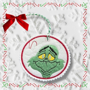 In the hoop G 1 Stickdatei Weihnachtsschmuck, Maschinenstickerei, Digitaler Download