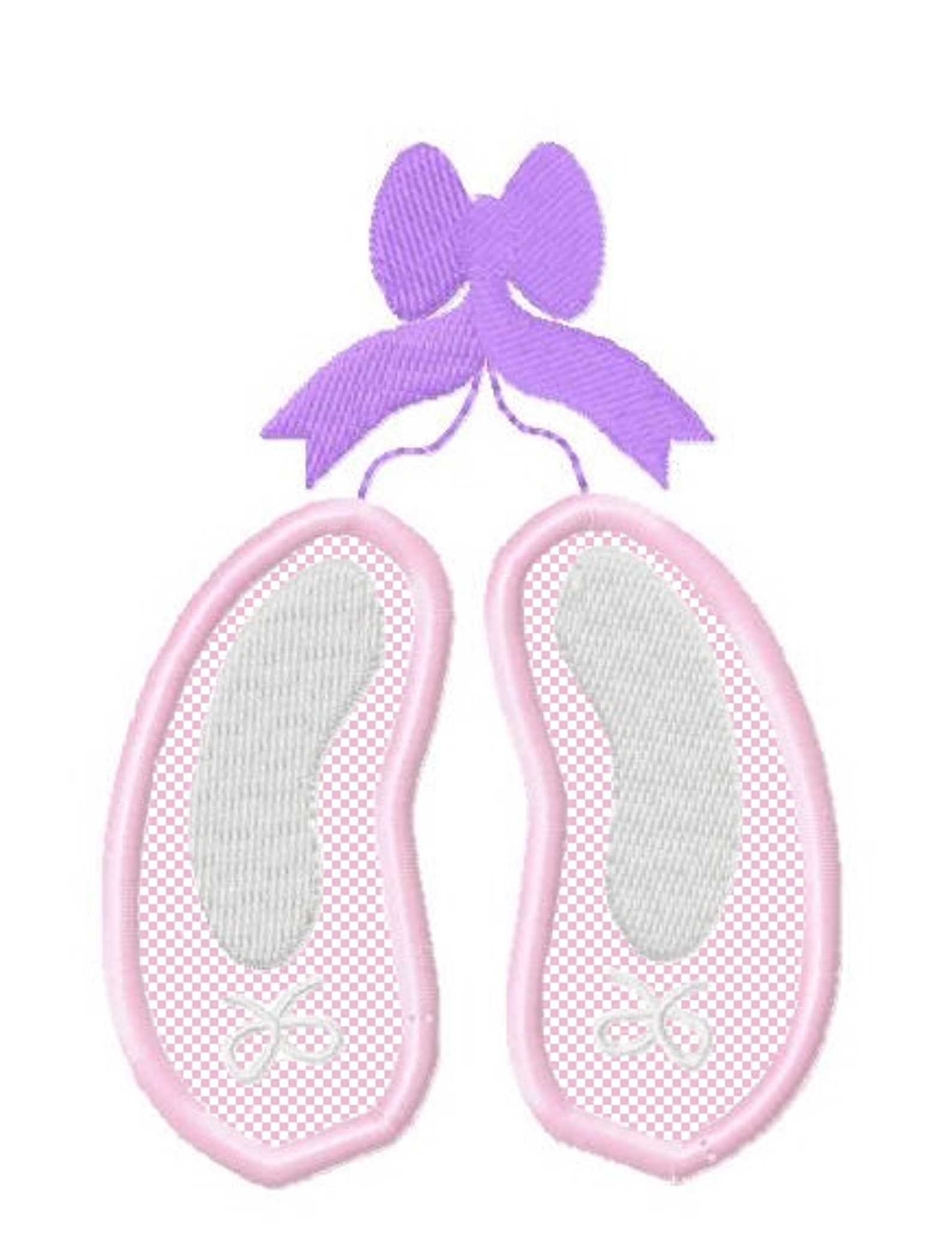 new applique ballet shoes