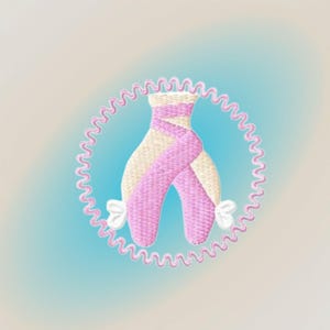 Ballet slippers small embroidery design Machine embroidery design, Digital download