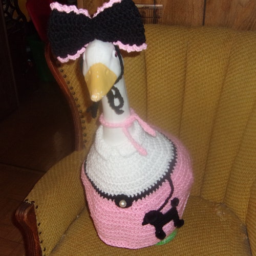 French Maid Goose Geese Outfit Crochet Goose Clothes Outdoor Etsy