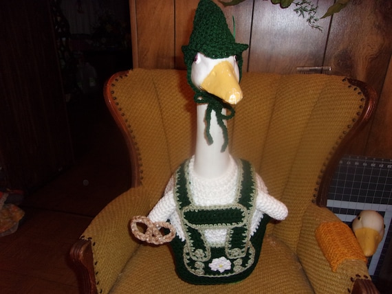 goose santa outfit