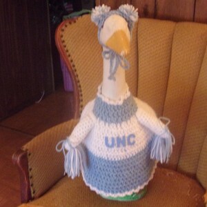 Nccc Goose University of North Caroline Cheerleader Geese Goose Outfit Crochet ...