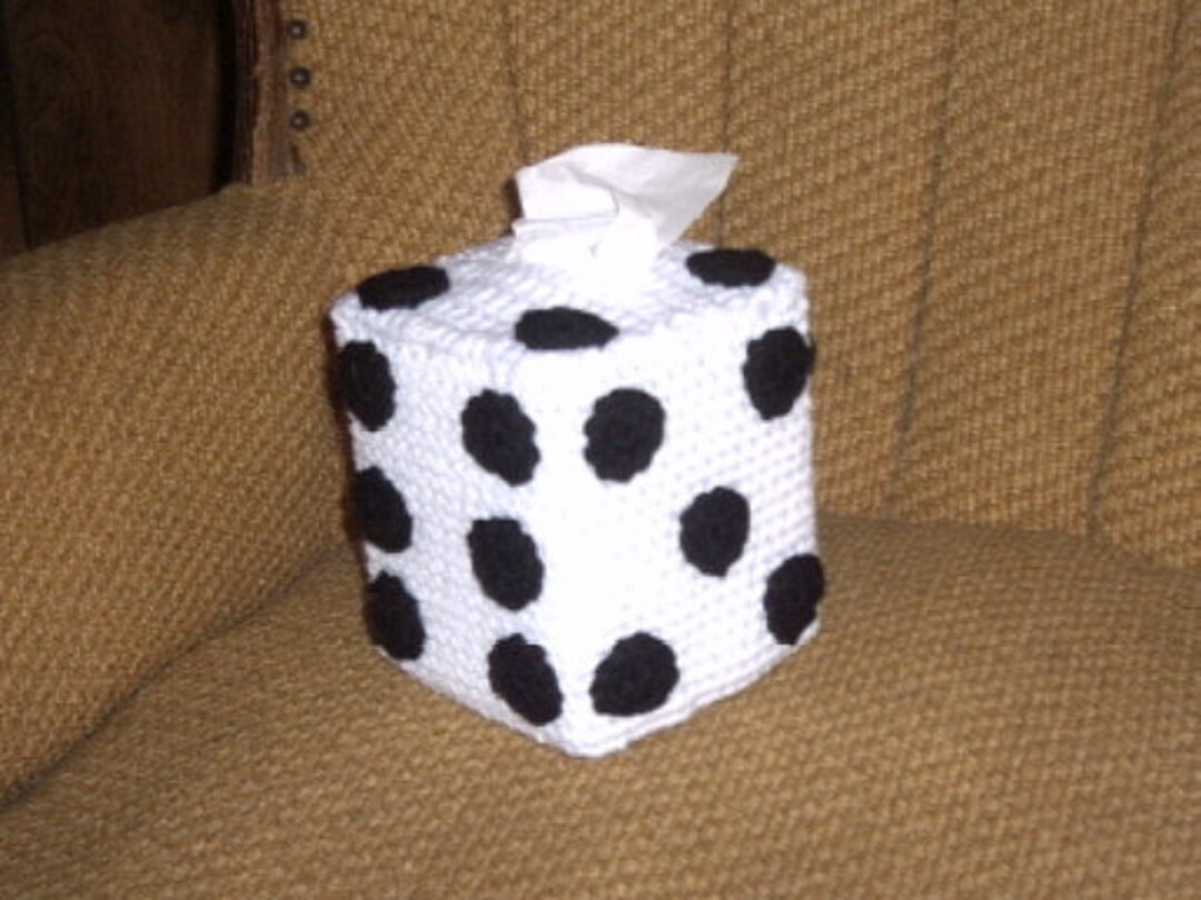 PATTERN ONLY Dice Tissue Box Cover Boutique Box Etsy