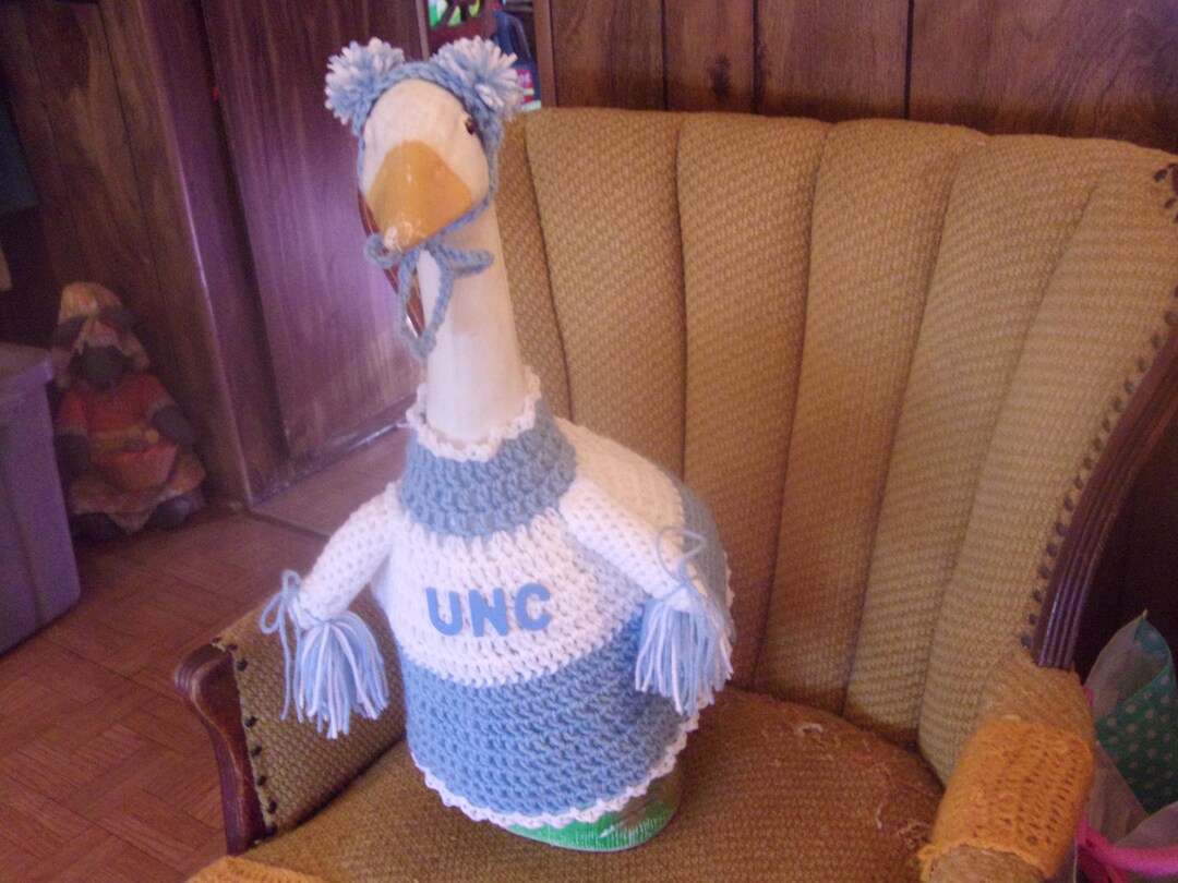 Nccc Goose University of North Caroline Cheerleader Geese Goose Outfit Crochet ...