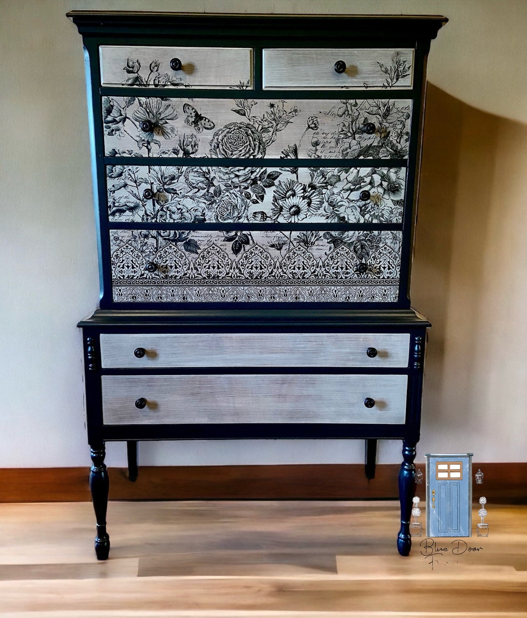 Antique Tall Dresser - Etsy