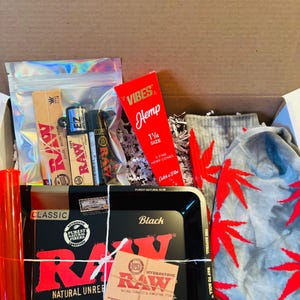 Black & Red Gift Box | Red Birthday Gift Box | Perfect for Christmas | Gift Box for Birthdays or Parties