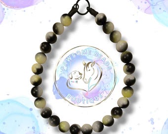 Ombre Twilight Beaded Dog Collar | Necklace