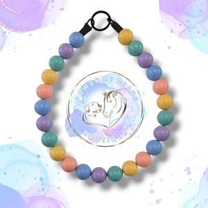 Pastel Dream Beaded Dog Collar | Necklace