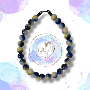 Ombre Breeze Perlen Hundehalsband | Halskette