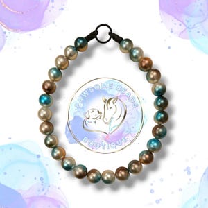Ombre Serenity Perlen Hundehalsband | Halskette