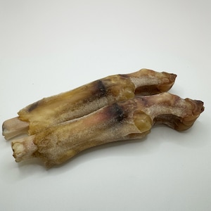Lamb Foot Dog Chew - homemade dehydrated dog treats air dried crunchy single ingredient, natural dental chew
