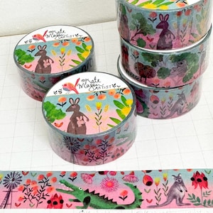 Ruban adhésif WASHI australien, 20 mm x 10 m, ruban artisanal en Washi pour scrapbooking, ruban décoratif australien pour agenda, ruban de planification, de journalisation, ruban cadeau