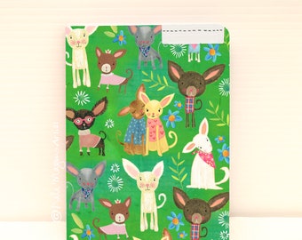 Tiny Dog Chihuahua NOTEBOOK  105x140mm