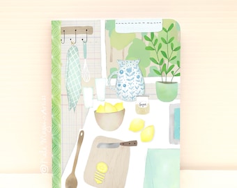 Serene Kitchen NOTEBOOK  105x140mm