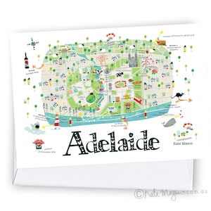 Carte de l'Australie-Méridionale d'Adélaïde
