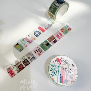 Tiny Living Icons WASHI TAPE 20mm x 10m Craft Tape Washi Scrapbooking Washi Decorative Tape Planner Tape Planning Journaling Tape Gift Tape