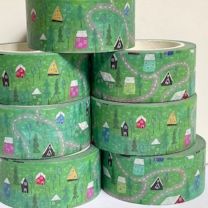 Nordic Houses WASHI TAPE 20 mm x 10 m ambachtelijke tape Washi scrapbooking Washi decoratieve tape plannertape planningsjournaaltape cadeautape