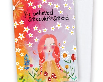 She Believed GREETING CARD