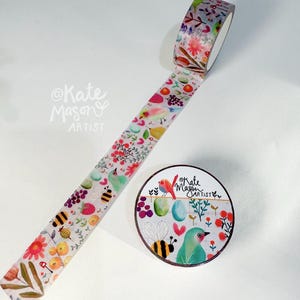 Ruban adhésif WASHI pour jardins, 20 mm x 10 m Ruban adhésif décoratif en Washi pour scrapbooking, ruban adhésif décoratif pour agenda de planification, journalisation indésirable, cadeau