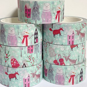 Nordic Winter WASHI TAPE 20mm x 10m Craft Tape Washi Scrapbooking Washi Decorative Tape Planner Tape Planning Journaling Tape Gift Tape
