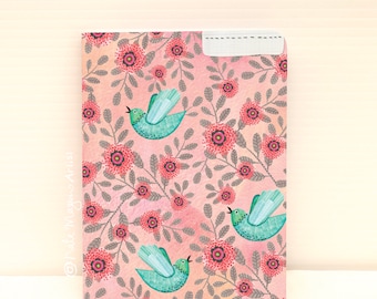 Bird Floral NOTEBOOK  105x140mm