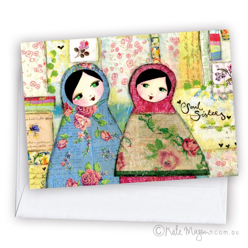 Babushka Sisterhood GREETING CARD image 1