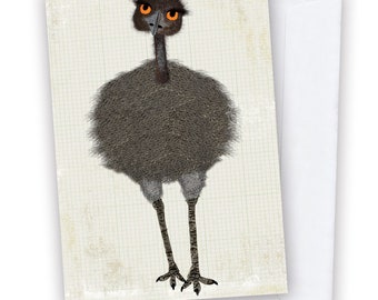 Emu GREETING CARD