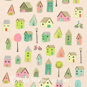 House Bikes Dogs POSTCARD Tiny Home Postcard New Home Gift Snail Mail Home Sweet Home Cute House Penpal Micro Living Post Little Apartment