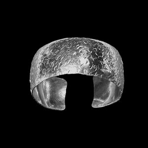 Large Silver Cuff Bracelet