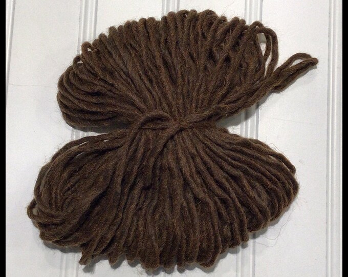WOOL DOLL Hair...coffee Bean...25 Yards...spun Roving...doll Etsy
