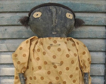 Clove EPATTERN - primitive country craft cloth doll digital download sewing pattern - PDF - 1.99