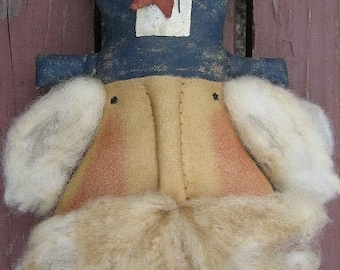 Uncle Sammy EPATTERN...primitive usa americana cloth doll craft ornie digital download sewing pattern...PDF...1.99