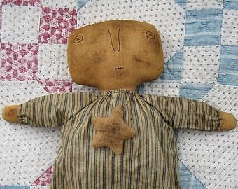 Ruth EPATTERN...primitive country cloth doll craft digital download sewing pattern...PDF...1.99