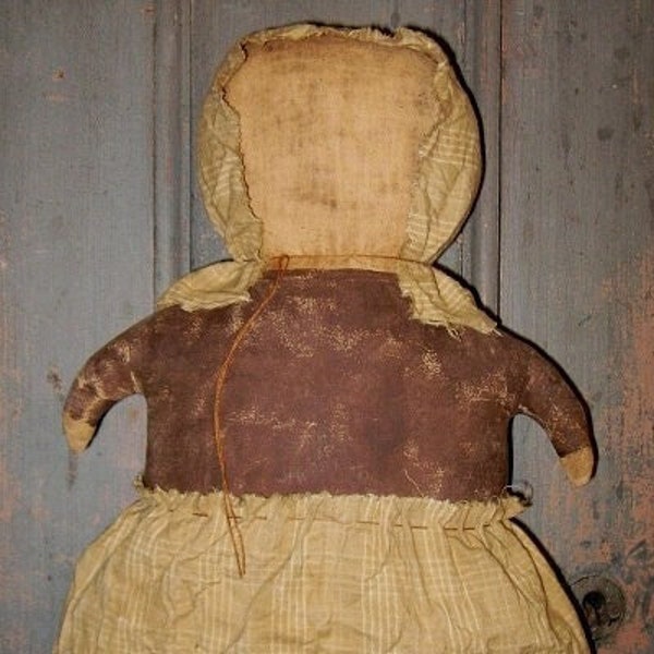 Prairie Girl EPATTERN - primitive country colonial cloth doll craft Digital Download Sewing PATTERN - PDF - 1.99