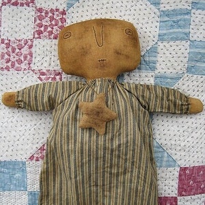 Ruth EPATTERN...primitive country cloth doll craft digital download sewing pattern...PDF...1.99