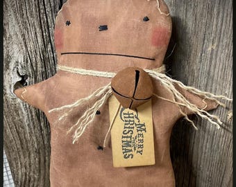 Gingee EPATTERN...primitive christmas gingerbread doll Digital Download Sewing PATTERN...PDF File