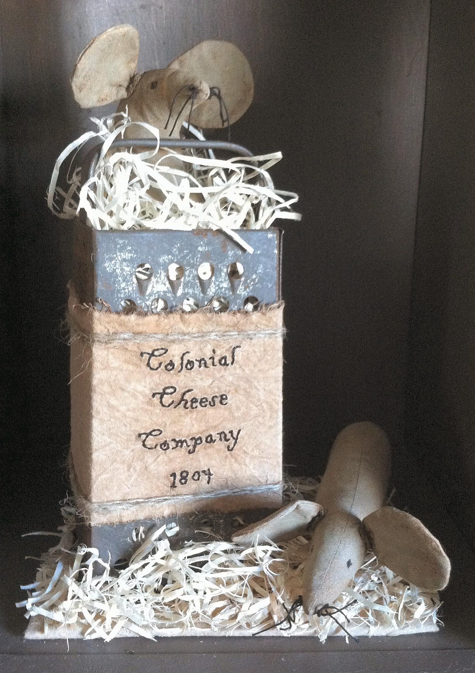 Colonial Cheese Mouse EPATTERN -primitive Cloth Doll Craft Digital ...