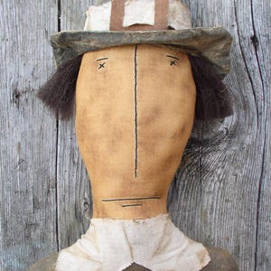 Mr Pilgrim EPATTERN - primitive thanksgiving fall autumn cloth doll craft digital download sewing pattern - 1.99 - PDF