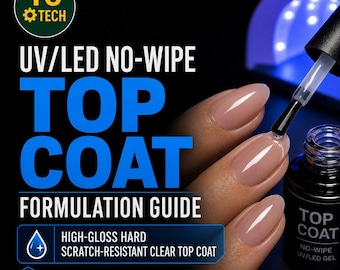 UV-LED-Gel-Überlack ohne Abwischen | Professioneller Nagelformulierungsleitfaden
