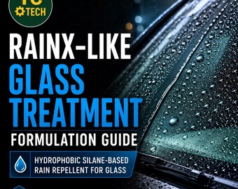 Regenabweisende Formel | Leitfaden zur Formulierung von hydrophoben Glasbehandlungen