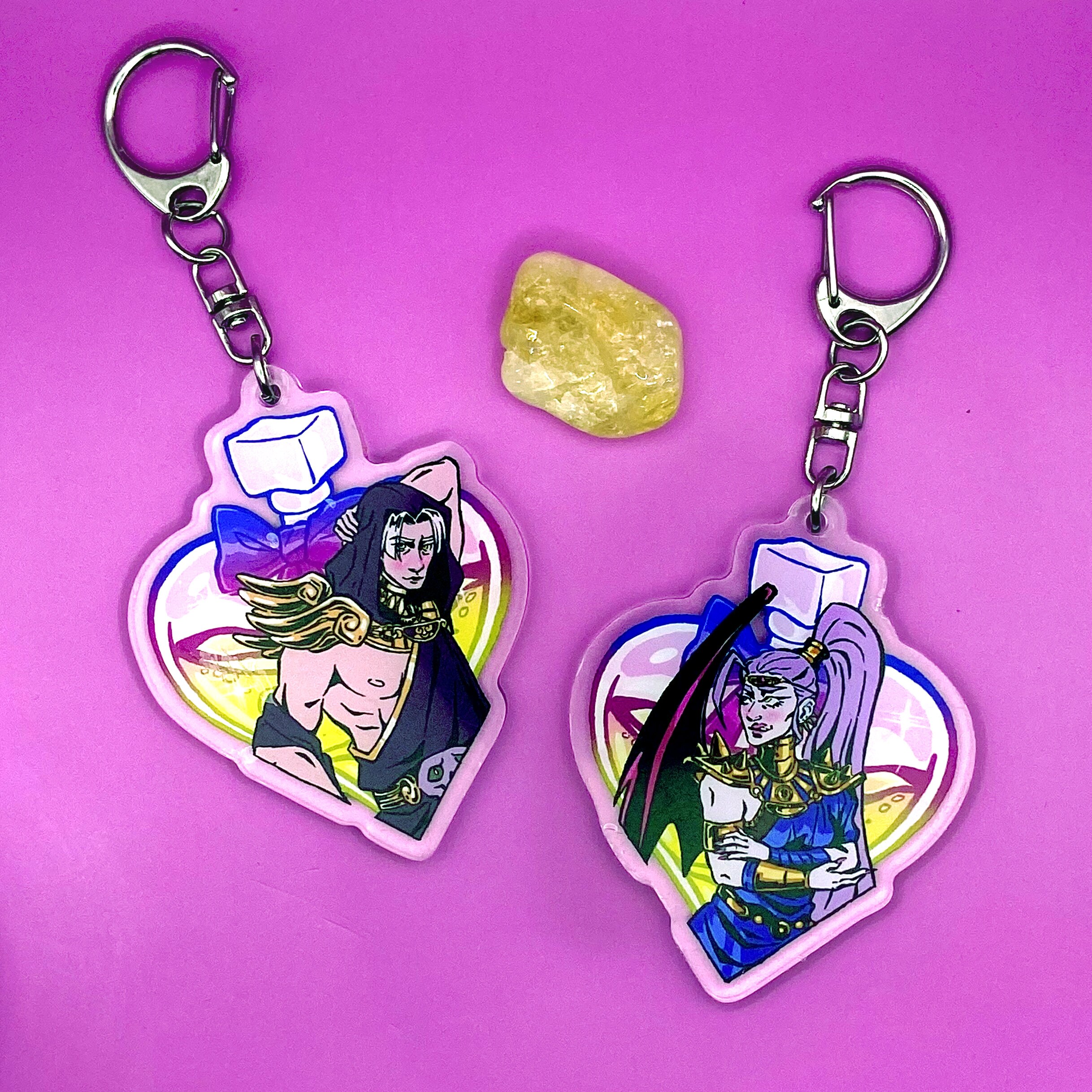 SALE! Hades Game 2.5" Nectar Acrylic Charms | Thanatos | Megaera