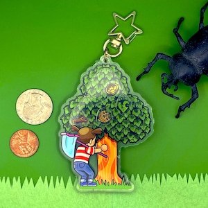AC Villager Tree Shaker | Acrylic Charm | Video Game Gifts