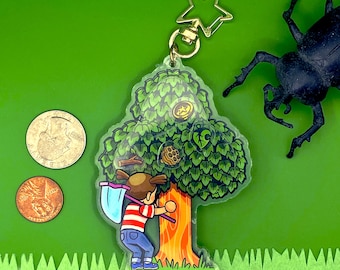 AC Villager Tree Shaker | Acrylic Charm | Video Game Gifts