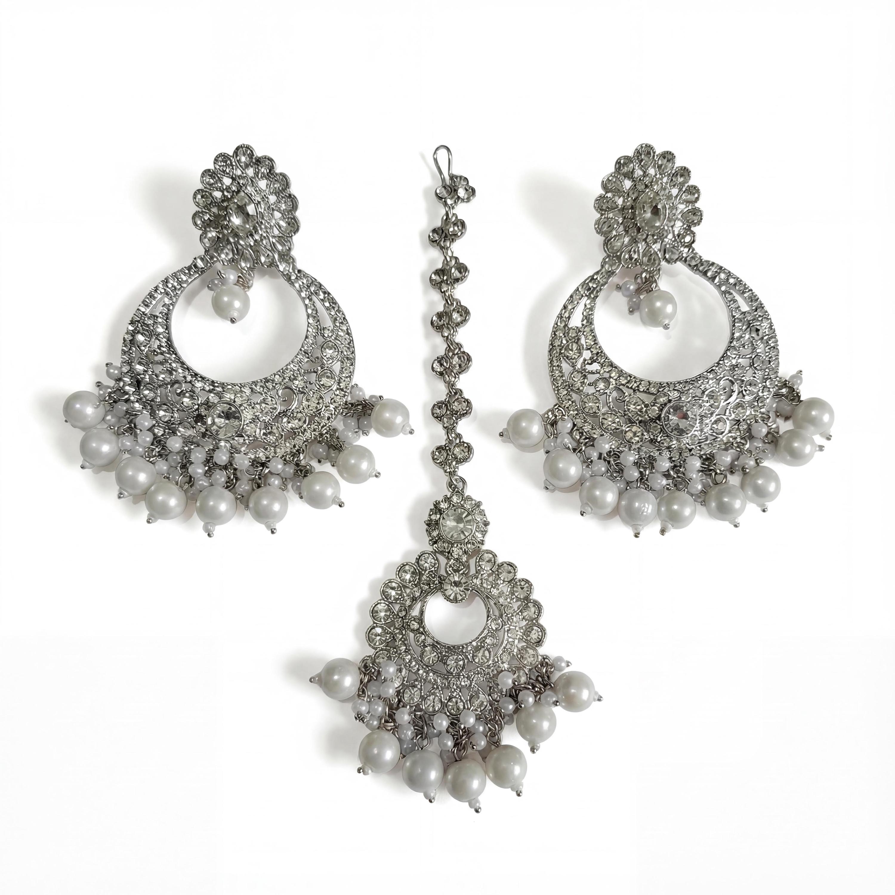 Buy Silver Polki Jewelry Online In India - Etsy India