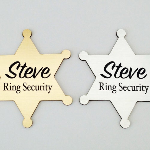 RING SECURITY Personalized Ring Bearer Gift Ring Bearer Etsy