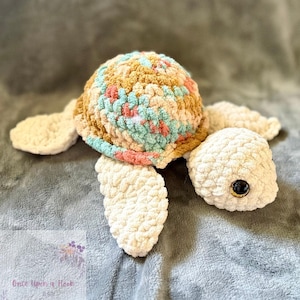 Baby Crochet Turtle Plushie