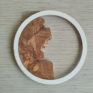 Natural Olive Wood Slab: Epoxy Resin DIY Art (0.8 inch)