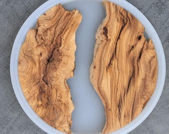 Pre-Cut Olive Wood Pieces for Round Epoxy Table Molds, Custom Size Olive Wood Slabs, DIY Resin Coffee Table Supplies
