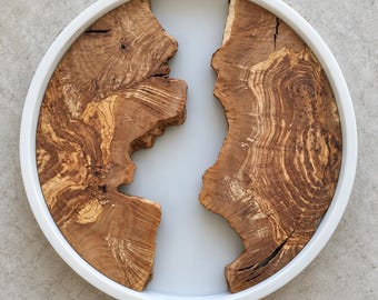 Pre-Cut Olive Wood Pieces for Round Epoxy Table Molds, Custom Size Olive Wood Slabs, DIY Resin Coffee Table Supplies